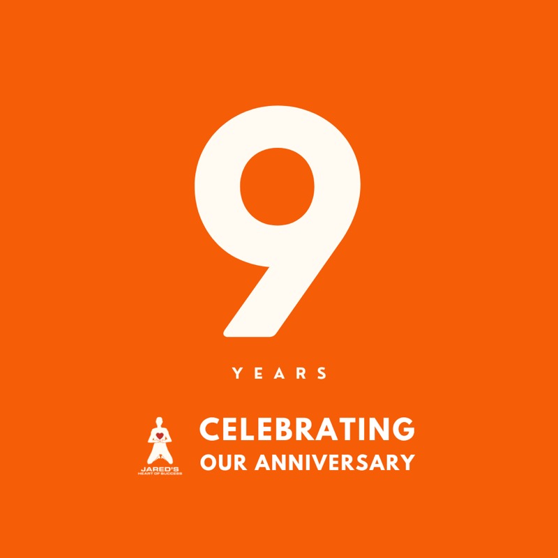 celebrating 9 years anniversary